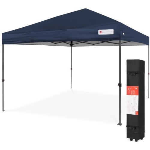 One-Person Setup Instant Pop Up Canopy w/ Wheeled Bag - 10x10ft. Appears New - Lot 702