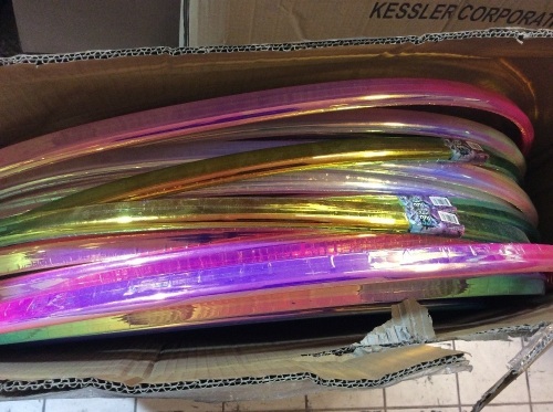 Box Full of Hula Hoops. New - Lot 718