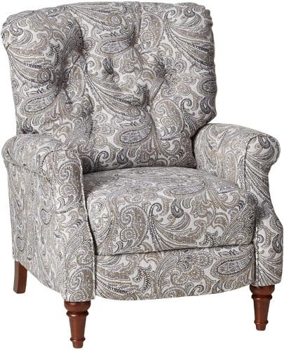 Lane Home Furnishings Hi Leg Recliner Greystone. NEw Blemish. SEE PICTURES. Needs some stitching repair - Lot 720