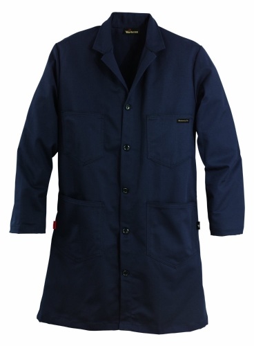 Nomex FR Lab Coat, Navy Blue, 2XL. New - Lot 747