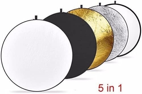 Vander 43" Round 5-in-1 Collapsible Multi-Disc Light Reflector with Bag - Appears New  - Lot 790