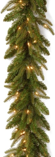 Lot of (2) National Tree Fraser Grande 9' Pre Lit Garland - Appear New  - Lot 836