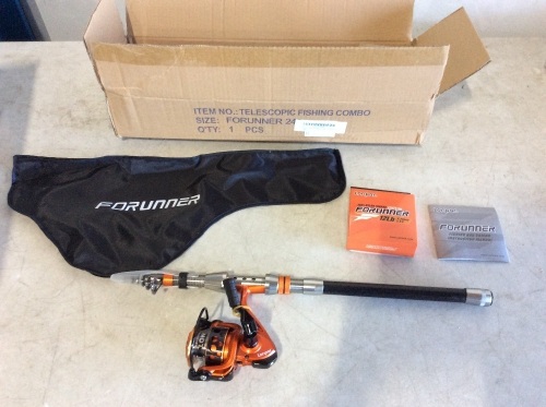 LONPAR Forunner Telescopic Fishing Rod Combo - Lot 859