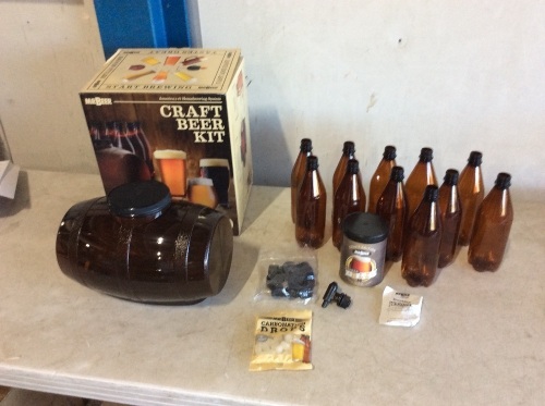 Mr. Beer Complete Craft Beer Making Kit, Some Bottles Dented - Lot 1176