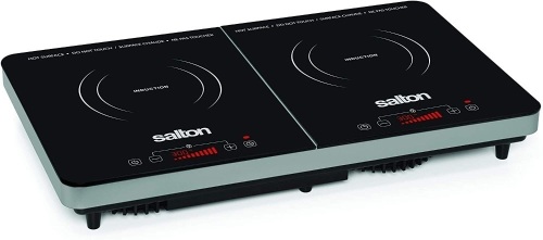 Salton Portable Double Induction Cooktop  - Lot 1054
