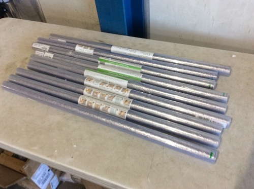 Lot of (9) Static Cling Decorative Window Film  - Lot 1060