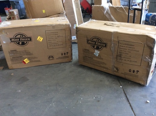 Lot of (2) Kid Trax 12V Ride On UTVs  - Lot 81