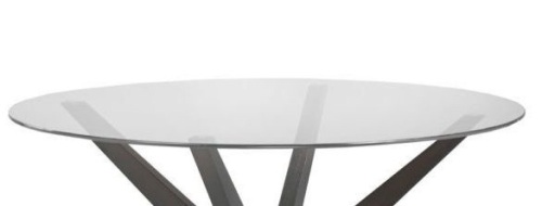 Cecilia Dining Table Tempered Glass Top - TOP ONLY - Lot 511