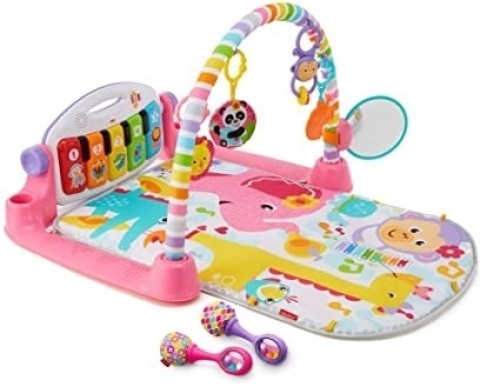 Fisher-Price Deluxe Kick & Play Piano Gym & Maracas  - Lot 521