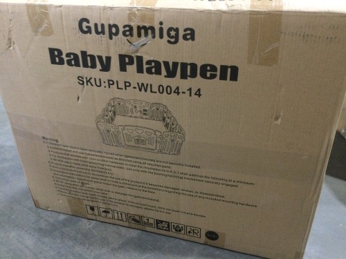 Gupamiga 14 Panel Baby Playpen  - Lot 829