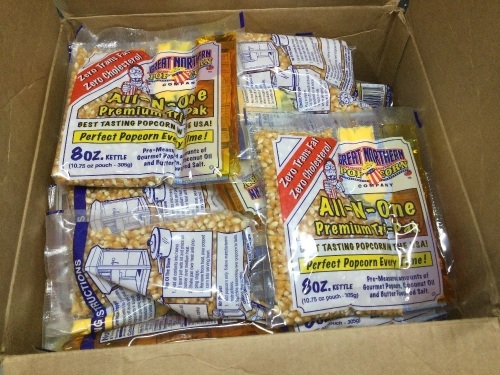 Great Northern Popcorn 8oz Kettle All-N-One Tri-Paks, 40 Ct - Lot 1035