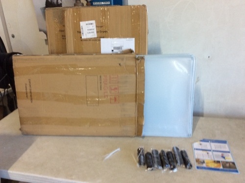 Lot of (3) Snap Together Wire Panel Fence  - Lot 890