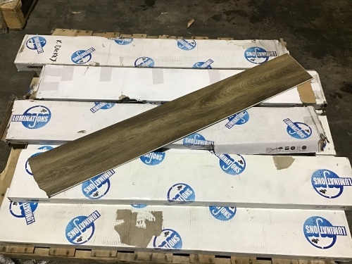 Lot of (10) Luminations Flooring Benning 429 Velocity, Some Boxes Damaged - Lot 132