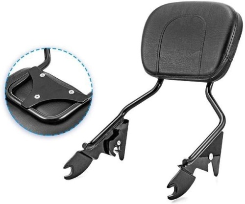 Touring Sissy Bar Passenger Backrest for 2009-2021 Harley Touring Road King Street Road Electra Glide FLH FLHX FLHR FLTR  - Lot 432
