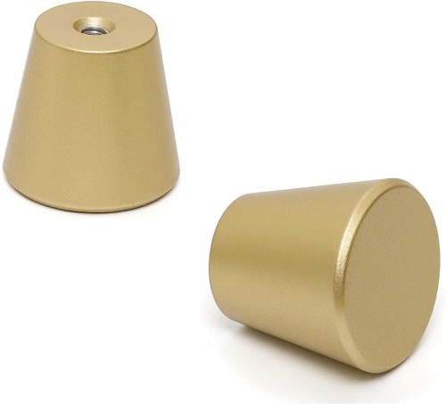 Lot of (24) Gold Knobs for Dresser Drawers, 10 Pack  - Lot 558