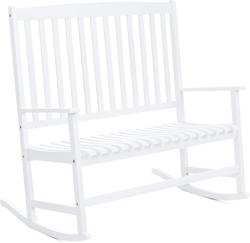 2-Person Rocking Chair w/ Contoured Seat  - Lot 625