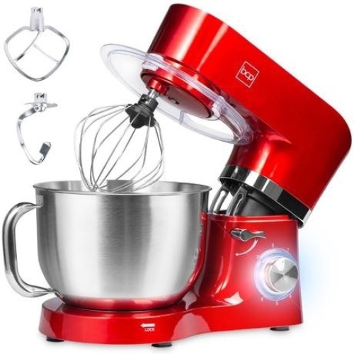 6-Speed 6.3qt Stainless Steel Kitchen Stand Mixer w/ 3 Attachments  - Lot 622