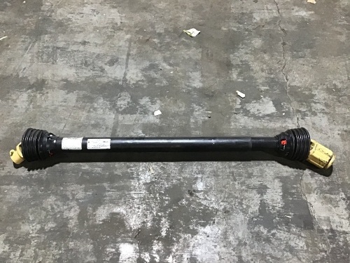 54" Complete PTO Driveline 1-3/8" 6 Spline Both Ends w/ Radial Clutch fits 4-Rotor Hay Tedder  - Lot 142