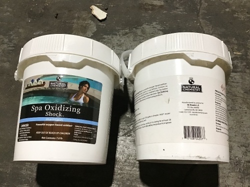 Lot of (2) Natural Chemistry Spa Oxidizing Shock 7 lb Bucket  - Lot 345