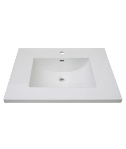 Farmont Designs 31″ Ceramic Vanity Sink Top with Integral Bowl   - Lot 121