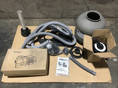 HydroTools 14" Sand Filter Combo .75HP - Lot 418