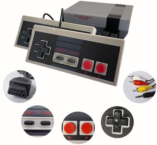 Classic Mini Retro Video Game Console with Preloaded 620 Games & 2 Controllers - Lot 419