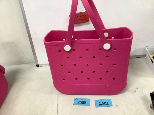 Pink Tote Bag - Lot 2507