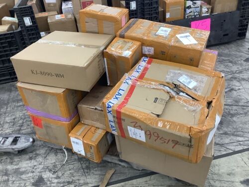 Pallet of Uninspected Light Fixtures  - Lot 100