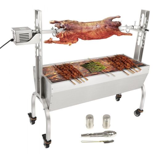 VEVOR Roaster Spit Rotisserie BBQ Grill 50W 90LBS - Unknown if Hardware Complete - Lot 101