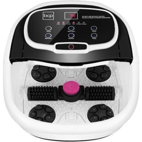 Automatic Heated Shiatsu Massage Foot Bath Spa w/ Pumice Stone  - Lot 219