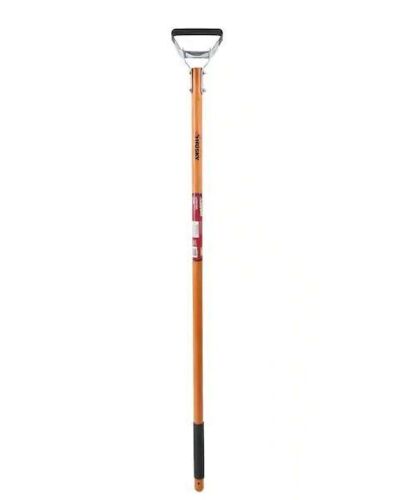 Husky 54 in. L Wood Handle Action Hoe With Grip - Handle is Bent  - Lot 224