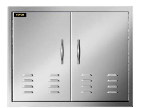 VEVOR 30 in. W x 21 in. H Double Stainless Steel Access Doors with Vents - Lot 229