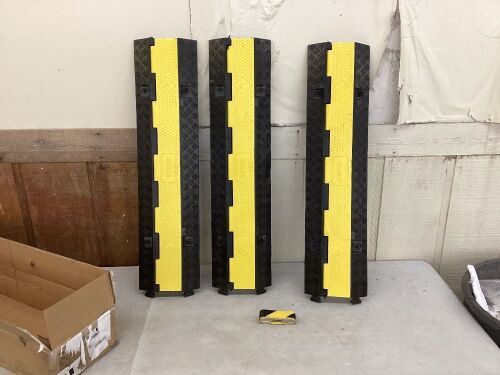 Lot of (3) Cable Protector Ramps  - Lot 256