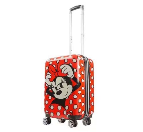 Disney Minnie Mouse Printed Polka Dot II 21 in. spinner Luggage - Lot 289