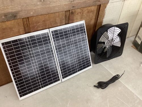 Solar Attic Fan  - Lot 696