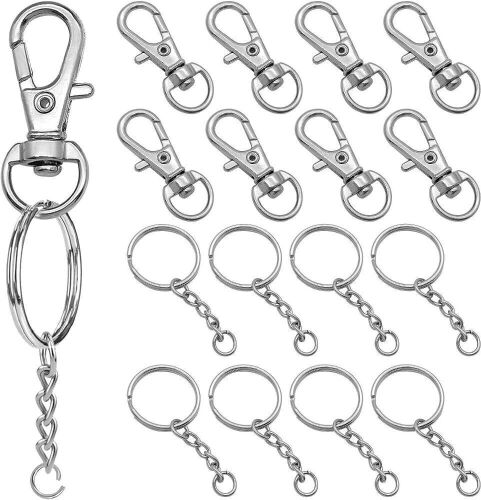 Lot of (43) Swivel Snap Hook and Key Rings, 150pcs - Lot 703