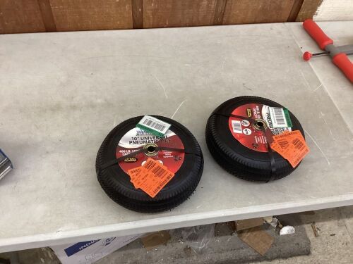 Lot of (2) Milwaukee 10 in. Pneumatic Tire - Lot 711