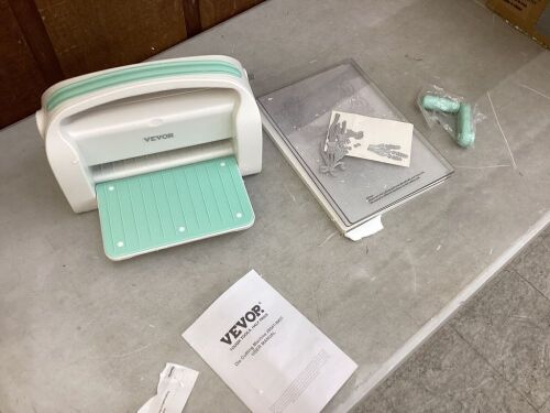 VEVOR Manual Die Cutting Embossing Machine 9" Opening  - Lot 716