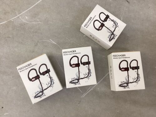 Lot of (4) Bluetooth Headphones with Mic - Lot 728