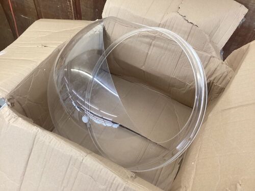 VEVOR 20.5 Inch Clear Plastic Cotton Candy Cover for Commercial Candy Maker Machine - Lot 261