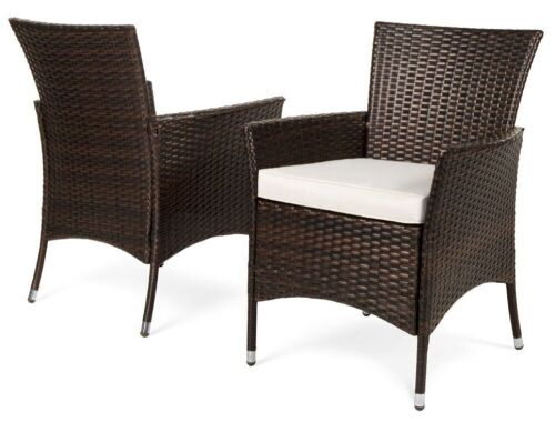 Wicker Patio Dining Chairs, Set of 4 - No Hardware  - Lot 109