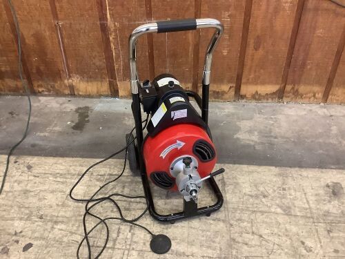 Drain Auger Pipe Cleaning Machine  - Lot 113