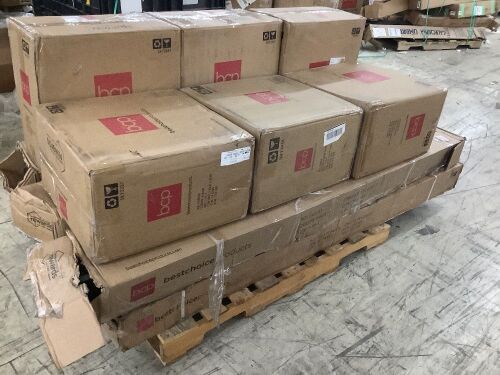 Lot of (6) Cantilever Patio Umbrellas & (6) Bases - Uninspected - Lot 120