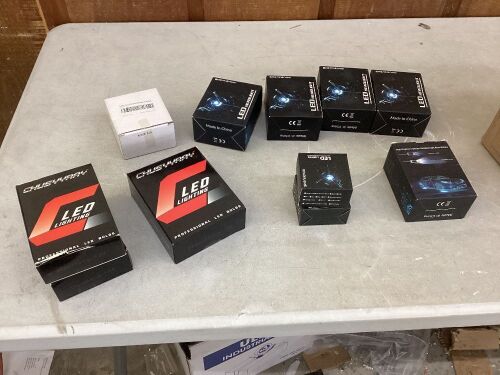Lot of LED Headlight and Fog Light Bulbs  - Lot 310