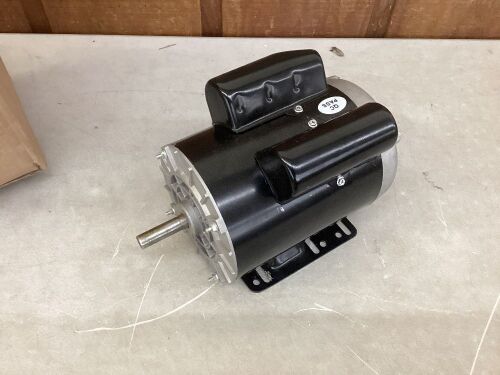 VEVOR 3 HP Air Compressor Electric Motor Single Phase 56 Frame 3450 RPM - Lot 327