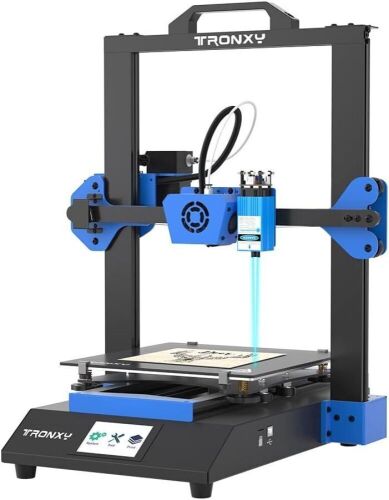 TRONXY XY-3 SE 3D Printer & Laser Engraver 2 in 1 Filament Smart Auxiliary Leveling, Printing Size 10.03'' x 10.03'' x 10.23'' & Engraving Size 7.48'' x 10.03''  - Lot 89