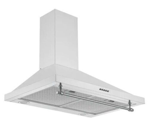 Ancona Vintage Series 30 in. 440 CFM Convertible Wall Pyramid Range Hood with LED Lights and Decorative Bar in Stainless Steel  - Lot 49