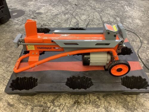 YARDMAX 6.5-Ton 15 Amp Horizontal Electric Log Splitter - Needs Repair, Powers On Moves Slow & Doesn't Go All The Way  - Lot 42
