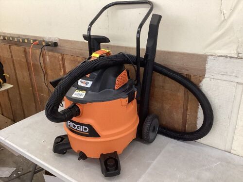 RIDGID 16 Gallon 6.5-Peak HP NXT Wet/Dry Shop Vacuum - No Filter - Lot 194