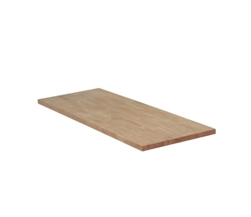 Hampton Bay 4 ft. L x 25 in. D Unfinished Hevea Solid Wood Butcher Block Countertop With Square Edge - Lot 34